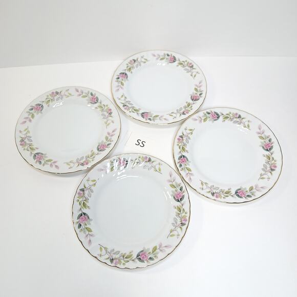 4 Vtg Regency Rose #2345 Bread & Butter Plates 6-3/8" Creative Fine China [SS] - Picture 3 of 7